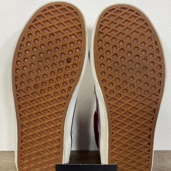 Maroon Suede Hi Top Vans Men’s 8/ladies 9.5 - Picture 6 of 7